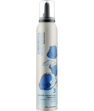 Несмываемый мусс Elgon Luminoil Instant Moisture Booster 3 200 мл для мгновенного увлажнения волос: экспресс-гидратация и роскошный блеск прядей 1263424 фото