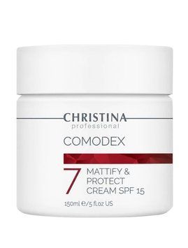Матувальний захисний крем SPF 15 Кристина Christina Silk Matte Home Cream 150 мл &mdash; надійний УФ-захист, глибоке зволоження та оксамитовий фініш без маслянистого блиску CHR642 фото