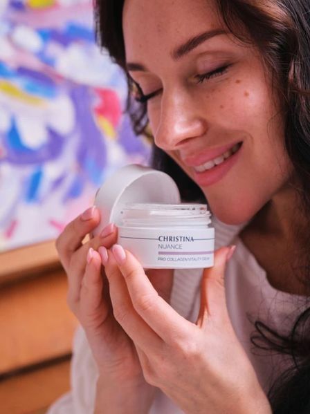Питательный крем с коллагеном Кристина Christina Nuance Pro Collagen Vitality Cream 50 мл для упругости и омоложения кожи CHR859 фото