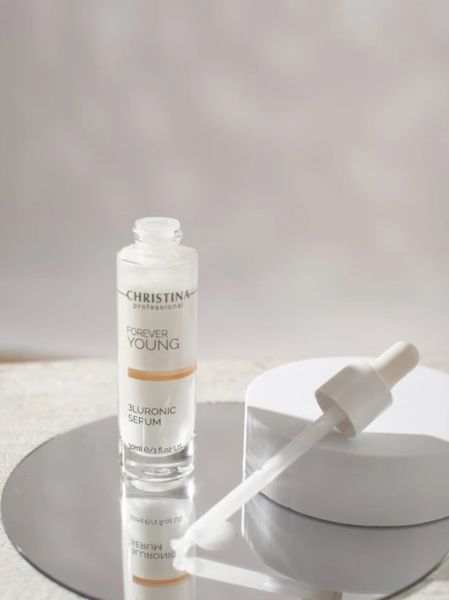 3-Гіалуронова сироватка Крістіна Christina Forever Young 3Luronic Serum 30 мл &mdash; тривимірне зволоження, заповнення зморшок та відновлення гідробалансу CHR552 фото