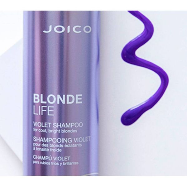 Шампунь Joico Blonde Life Violet Shampoo 1000 мл для сохранения яркости блонда и нейтрализации желтизны 1241005 фото