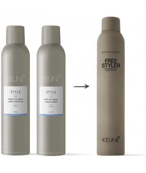 Лак для волосся середньої фіксації Keune Style Freestyler 75 мл 1266276 фото