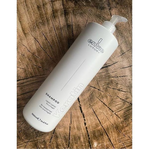Шампунь Envie Luxury Shampoo Keratin 1000 мл для збереження кольору фарбованого і пошкодженого волосся Енві Шампунь Кератин 1252301 фото