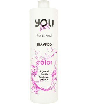 Шампунь для фарбованого і пошкодженого волосся You look Color Shampoo 1000 мл 1263008 фото