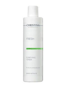 Очищающий тоник с лемонграссом для жирной кожи Кристина Christina Fresh Purifying Toner for oily skin with Lemongrass 300 мл &mdash; регулирование выделения кожного сала, сужение пор и длительный матирующий эффект CHR007 фото