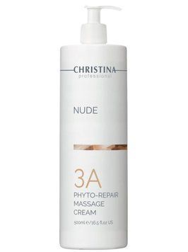 Фіто-відновлювальний масажний крем для тіла (крок 3A) Крістіна Christina Nude Phyto-Repair Massage 500 мл &mdash; живильне відновлення, підвищення пружності та комфортний масаж CHR913 фото