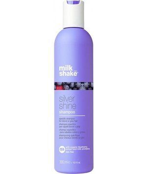 Профессиональный фиолетовый шампунь для светлых, седых и белых волос Milk_Shake Silver Shine Shampoo 300 мл 1255917 фото